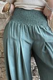 Basso Shirring Genie Pant Deep Moss